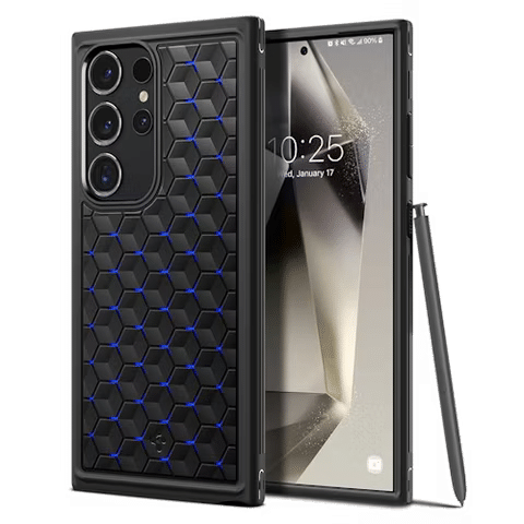 صورة لـ إختيارات حافظات Samsung Galaxy S24 Ultra الرائدة: التصميمات المُميزة | spigen-cryo-armor-s24-ultra-tag.avif_