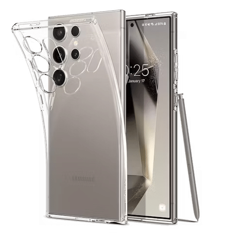 صورة لـ إختيارات حافظات Samsung Galaxy S24 Ultra الرائدة: التصميمات المُميزة | spigen-liquid-crystal-s24-ultra-tag.avif_