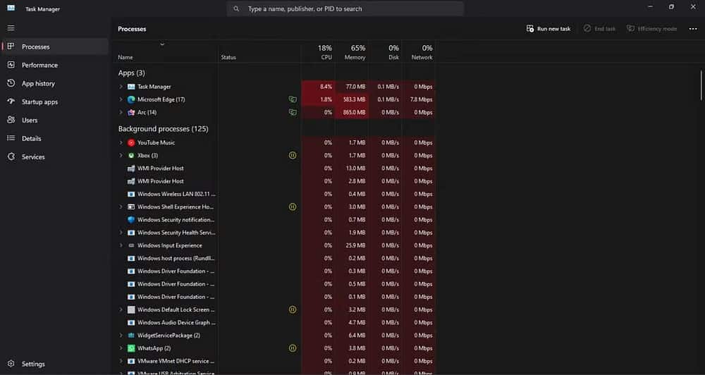 صورة لـ كيفية التحقق من استخدام الذاكرة (RAM) وبطاقة الرسومات (GPU) والمُعالج (CPU) في Windows 11 | 15GPyTUHmHOBvssYBxI5fnw-DzTechs