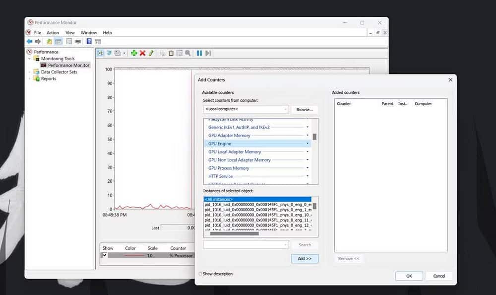 صورة لـ كيفية التحقق من استخدام الذاكرة (RAM) وبطاقة الرسومات (GPU) والمُعالج (CPU) في Windows 11 | 16YhxjTa31iJHNYiiAC38Vg-DzTechs
