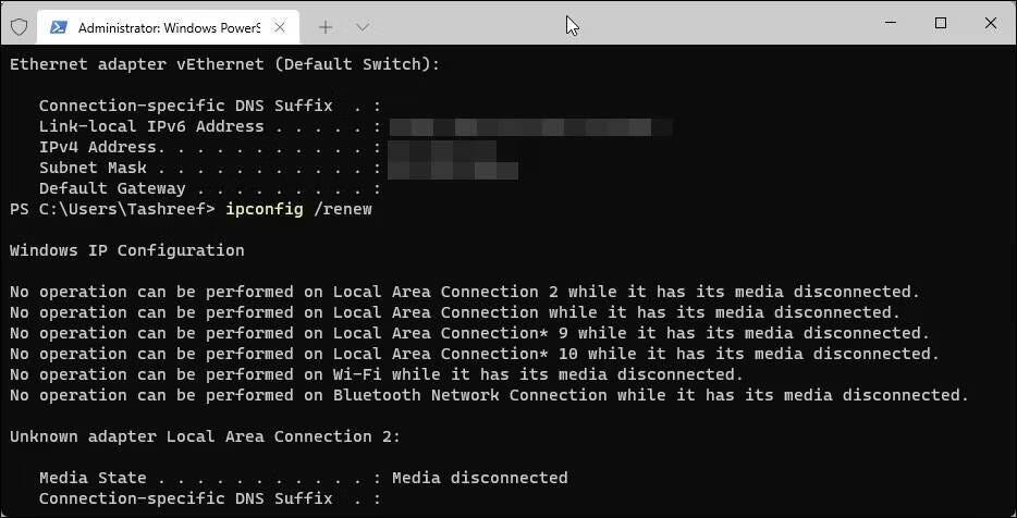 صورة لـ كيفية إصلاح الخطأ “لا يحتوي Ethernet على تكوين IP صالح” على Windows | 1BmNt52wKhd6zLwoT7o6kpg-DzTechs