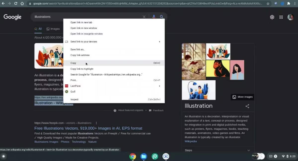 صورة لـ دليل سهل لعمليات النسخ واللصق على Chromebook للنصوص والوسائط | 1Hi45-hf7KHQBfxqfNIgcPA-DzTechs
