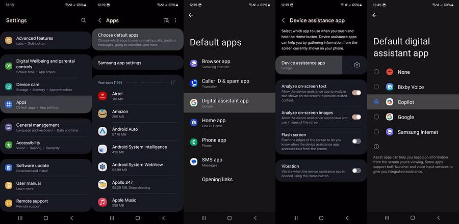صورة لـ يُمكنك الآن استبدال مُساعد Google بـ Copilot على نظام Android | 1JBDvtudjoNwEOhZiLfAFDA-DzTechs
