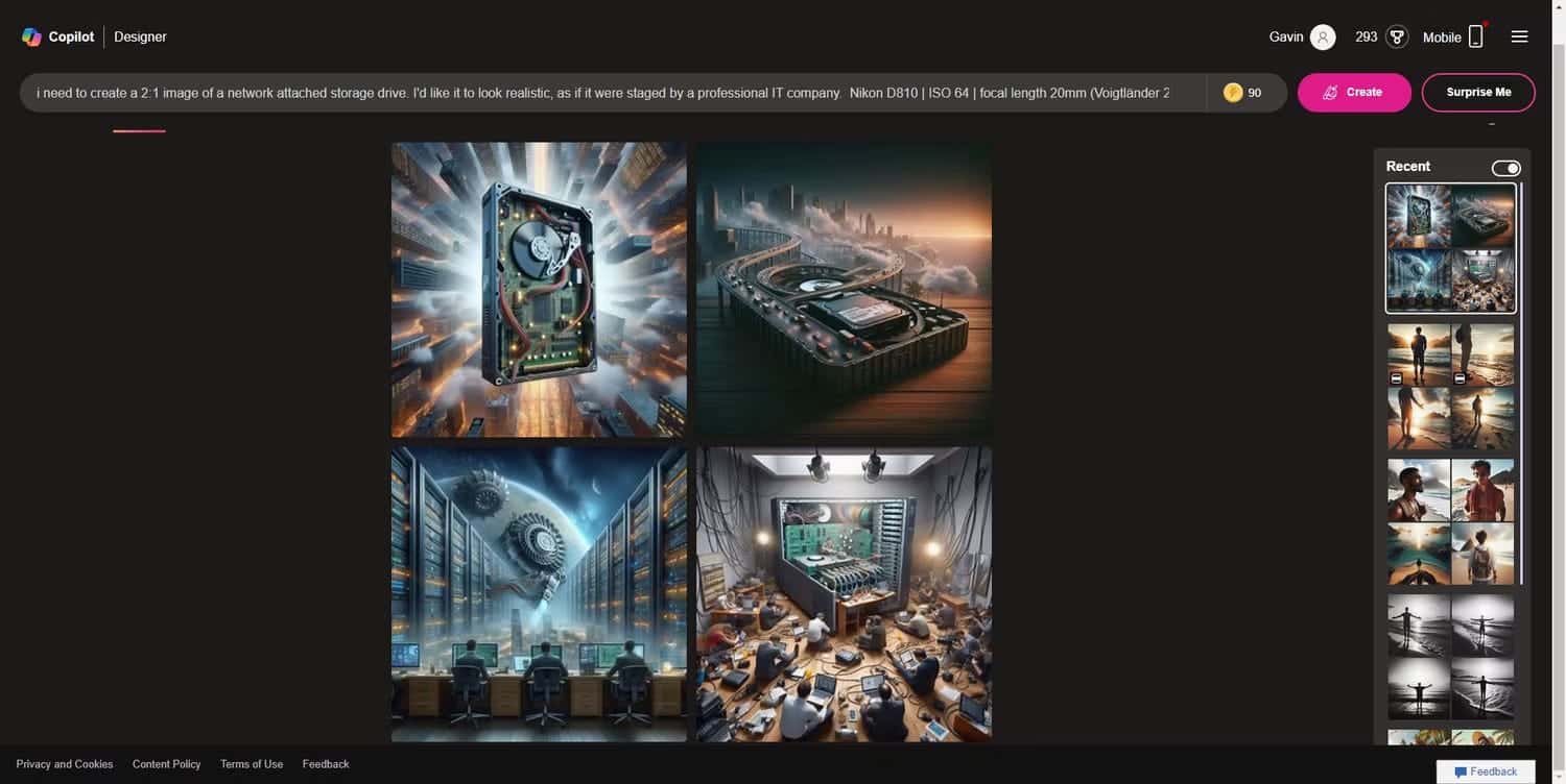 صورة لـ كيفية استخدام Copilot Image Creator لإنشاء صور فريدة من نوعها بالذكاء الاصطناعي | 1JxwgonWUPbMQCs7wc9gs8w-DzTechs