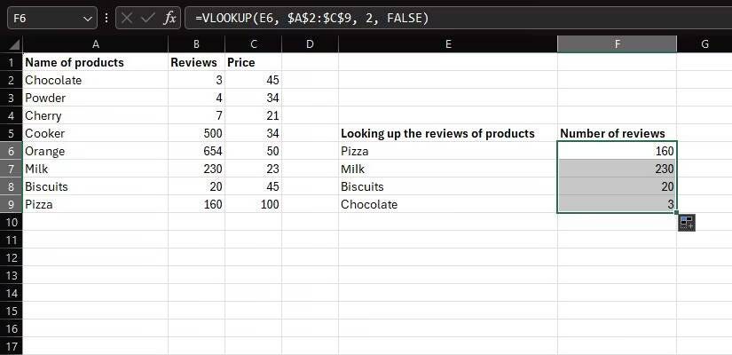 صورة لـ دليل مُبسط لاستخدام VLOOKUP في Excel: لإجراء البحث ومُطابقة البيانات | 1UY3aKi1c3GxJw8YGXHQCdA-DzTechs