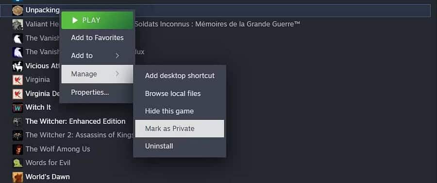 صورة لـ طريقة سهلة لإخفاء الألعاب على Steam بتمييزها على أنها خاصة والاحتفاظ بخصوصيتك | 1YJDeuRW3C8vp_SN6sRh8eg-DzTechs