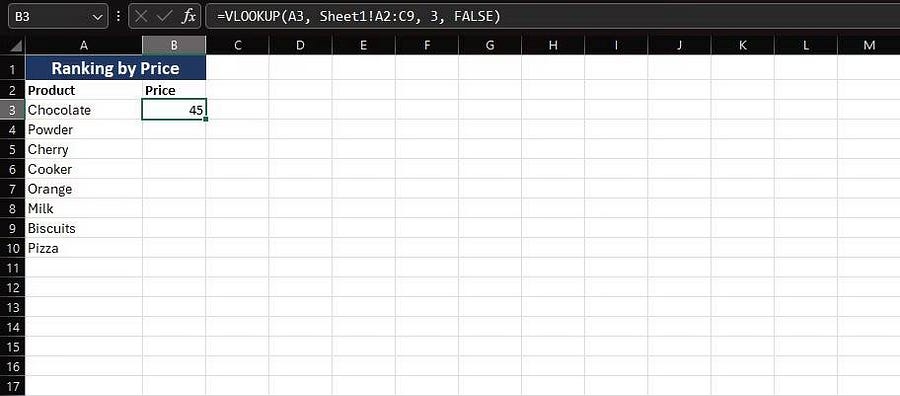 صورة لـ دليل مُبسط لاستخدام VLOOKUP في Excel: لإجراء البحث ومُطابقة البيانات | 1bz4FowRQ0rrQ4QXHnaAXFQ-DzTechs