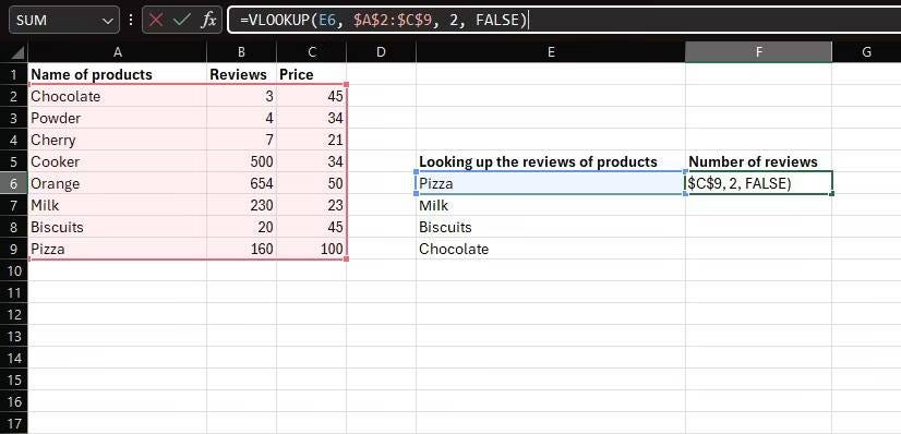 صورة لـ دليل مُبسط لاستخدام VLOOKUP في Excel: لإجراء البحث ومُطابقة البيانات | 1cF9FZ4ZJnWMrvSDrTReCrA-DzTechs