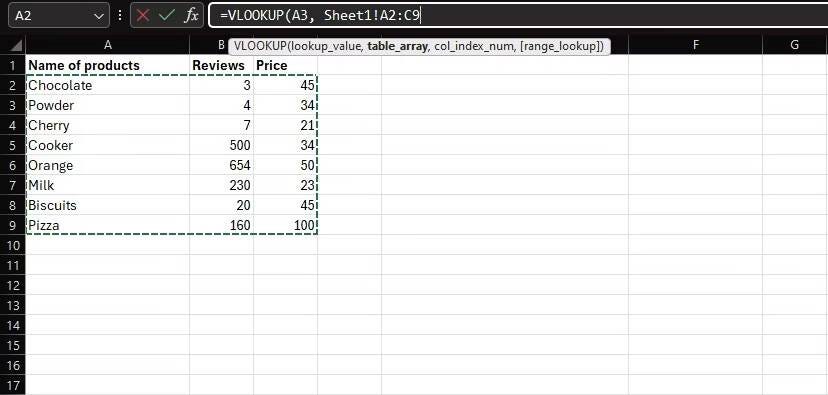 صورة لـ دليل مُبسط لاستخدام VLOOKUP في Excel: لإجراء البحث ومُطابقة البيانات | 1fbIKbEKzXbdWWF3zuacFyQ-DzTechs