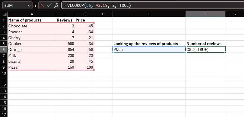 صورة لـ دليل مُبسط لاستخدام VLOOKUP في Excel: لإجراء البحث ومُطابقة البيانات | 1sSDeMs8NNYpawvNlF8XnhA-DzTechs