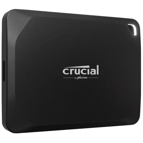 صورة لـ أفضل محركات أقراص SSD المحمولة المُتاحة للاستمتاع بمزيد من مساحة التخزين | crucial-x10-pro-portable-solid-state-drive.avif_