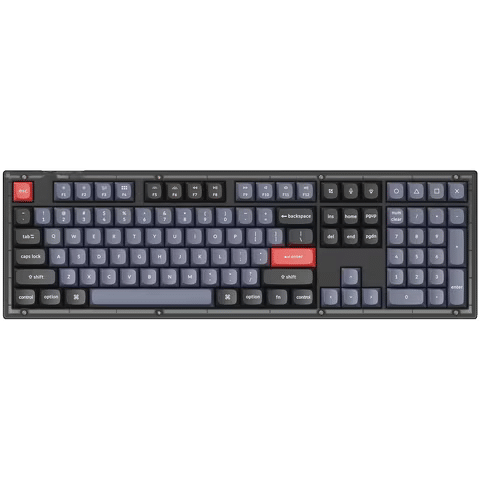 صورة لـ أفضل لوحات المفاتيح الميكانيكية للـ Mac في هذا العام | keychron-mechanical-keyboard-with-a-full-size-layout.avif_