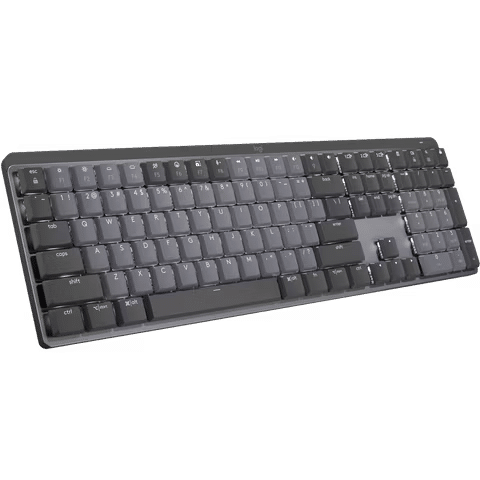 صورة لـ أفضل لوحات المفاتيح الميكانيكية للـ Mac في هذا العام | logitech-mx-mechanical-keyboard-with-a-full-sized-layout.avif_
