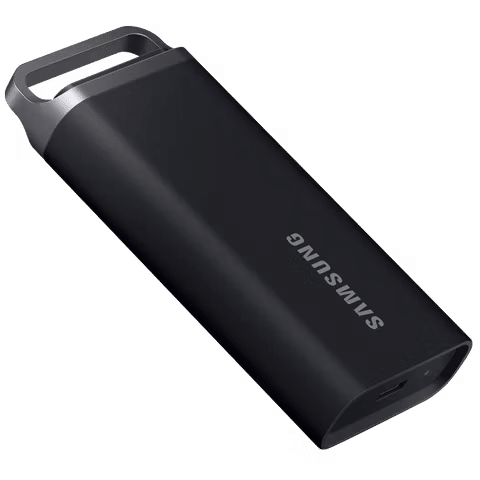 صورة لـ أفضل محركات أقراص SSD المحمولة المُتاحة للاستمتاع بمزيد من مساحة التخزين | samsung-t5-evo-external-solid-state-drive.avif_