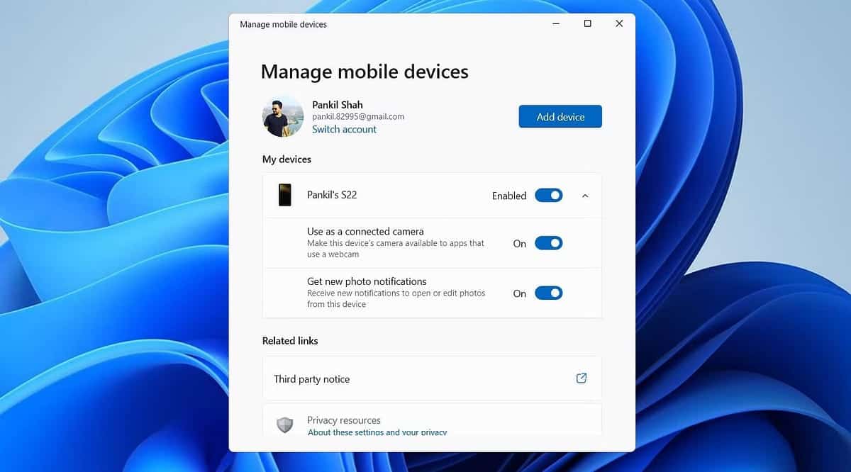 صورة لـ كيفية استخدام هاتف Android ككاميرا ويب على Windows 11 | 1VTxDtQIDu8m4Iwf8GKLqpw-DzTechs