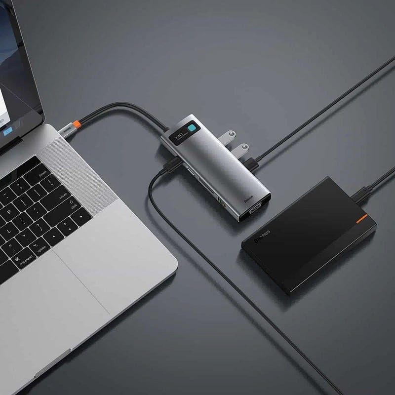 صورة لـ مُراجعة Baseus Metal Gleam Series II 6-in-1 USB Hub: قاعدة توصيل تتناسب مع جيبك | 1YbRlUiiCGAdzUOltll02hA-DzTechs