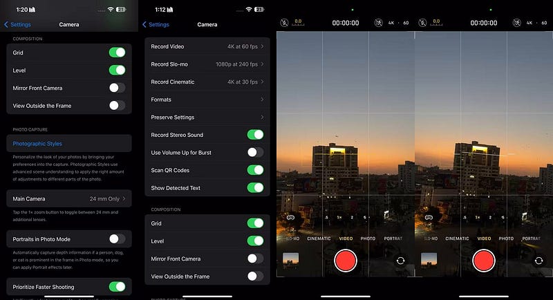 صورة لـ أفضل إعدادات كاميرا الـ iPhone لتسجيل مقاطع فيديو أفضل | 1_5RJ4CprvUPUf3d1bPaixQ-DzTechs