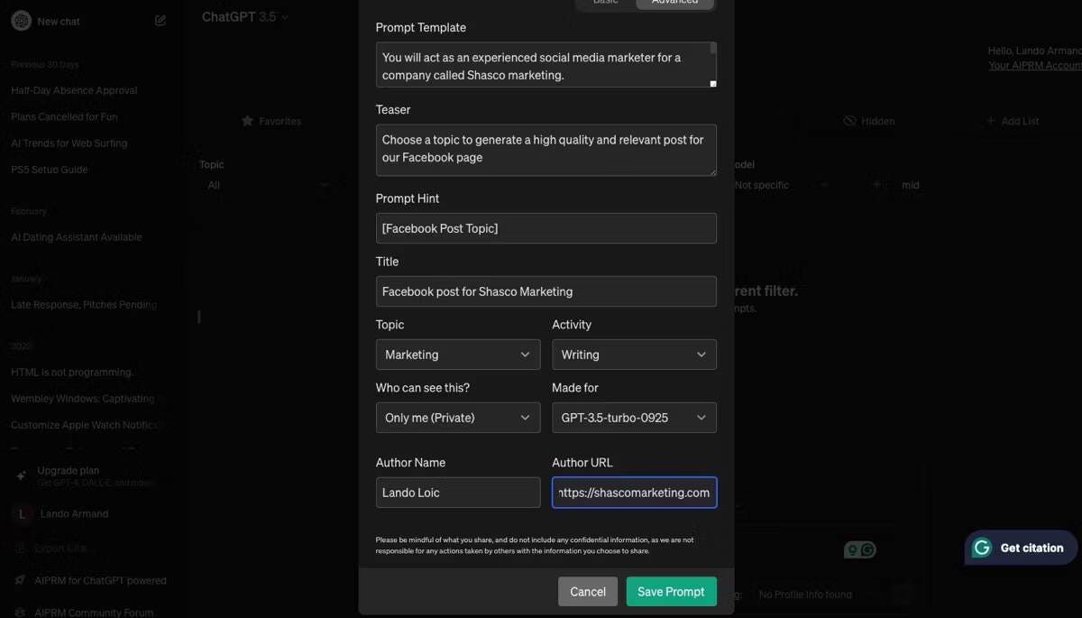 صورة لـ إضافة Chrome مُخصصة تجعل إنشاء مُطالبات ChatGPT أمرًا سهلاً | 1lxru9PNAlOxmJYXEQFb9cg-DzTechs