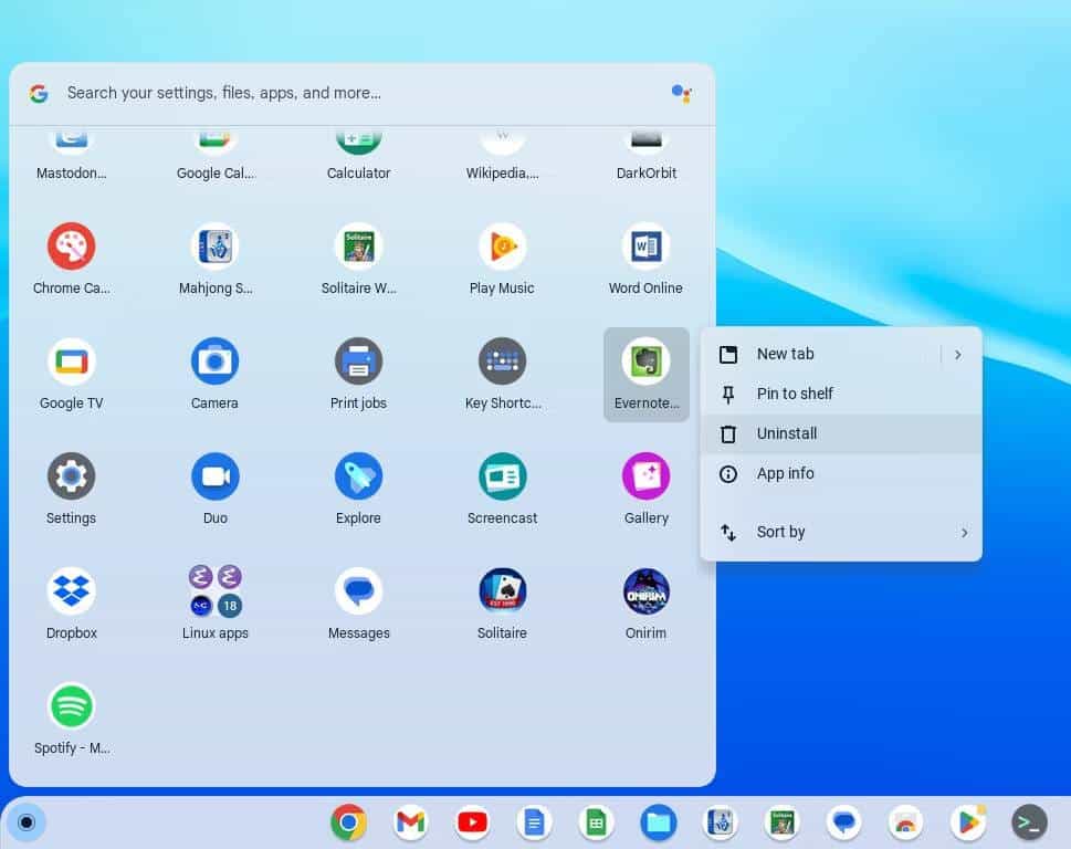 صورة لـ كيفية حذف التطبيقات على Chromebook | 1WRpbpVUzhjIArcsjU3SnQQ-DzTechs