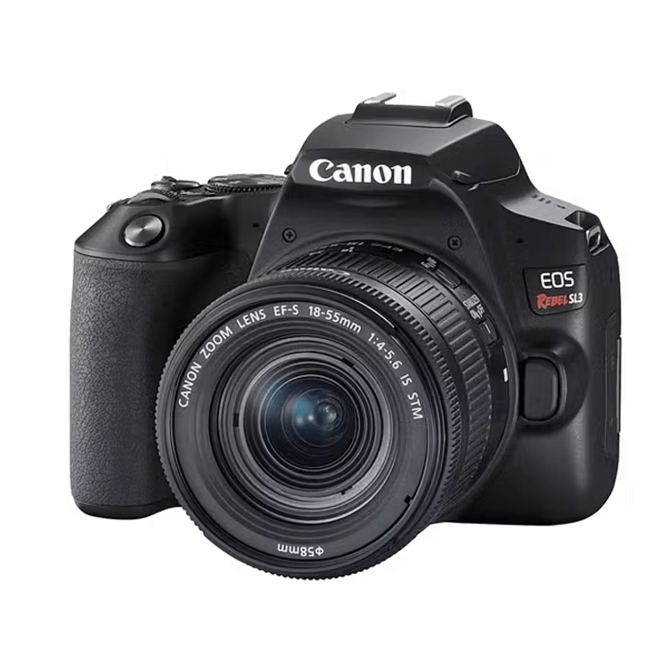 صورة لـ أفضل كاميرات DSLR الإقتصادية المُتاحة في عام 2024 | canon-eos-rebel-sl3-2