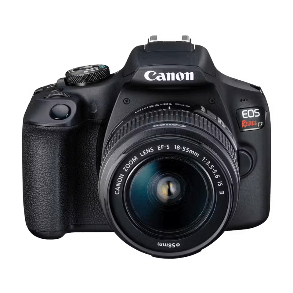 صورة لـ أفضل كاميرات DSLR الإقتصادية المُتاحة في عام 2024 | canon-eos-rebel-t7