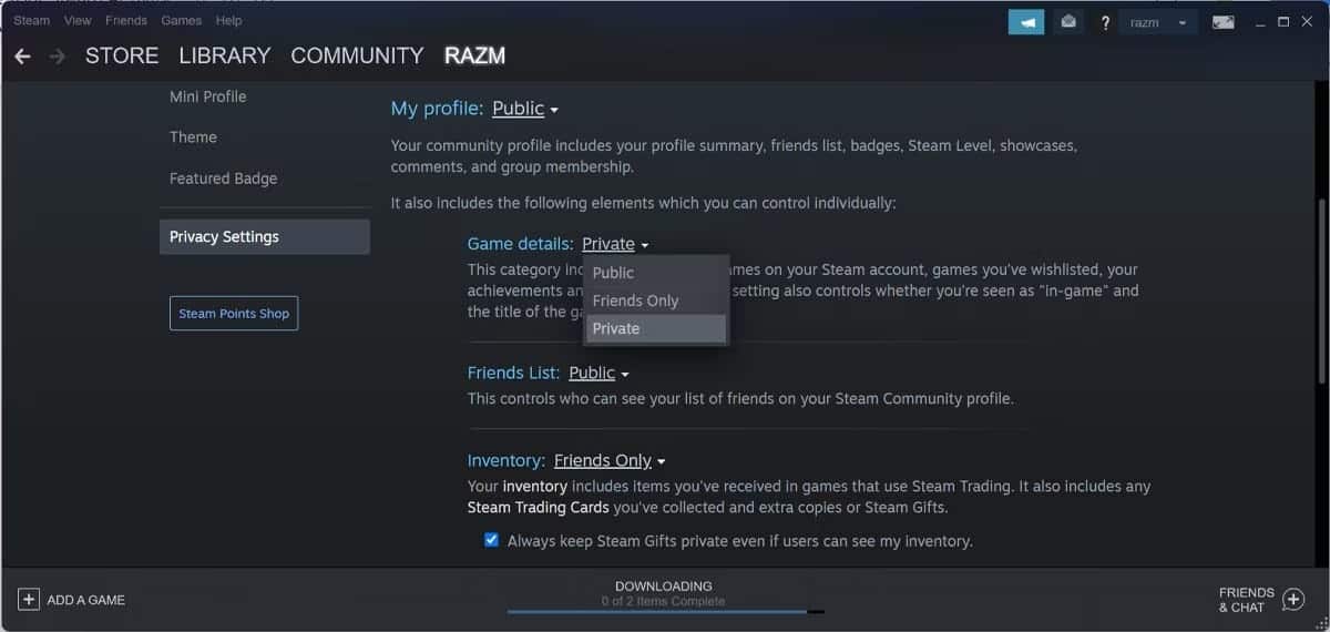 صورة لـ كيفية إخفاء نشاطك على Steam للحفاظ على معلوماتك | 10d8731zfVsNme_zJyyxvGA-DzTechs