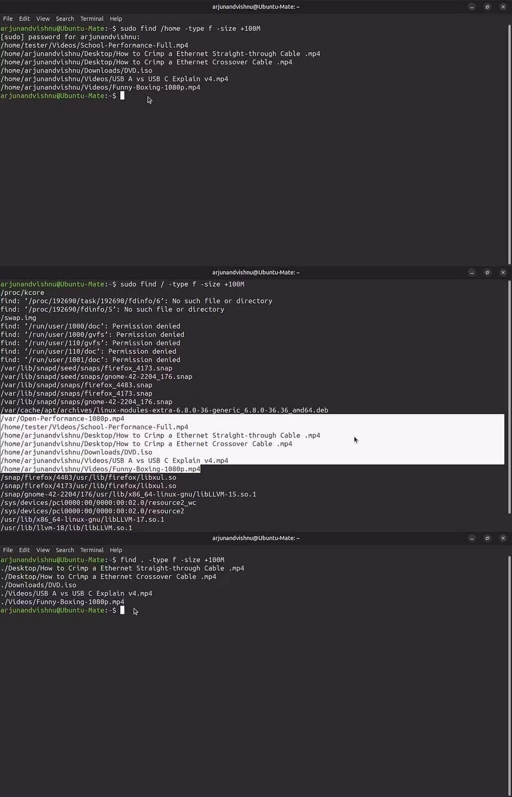 صورة لـ كيفية البحث عن الملفات الكبيرة وعرضها على نظام Linux | 1rg27Arv3EHWti_K-jbYX5w-DzTechs