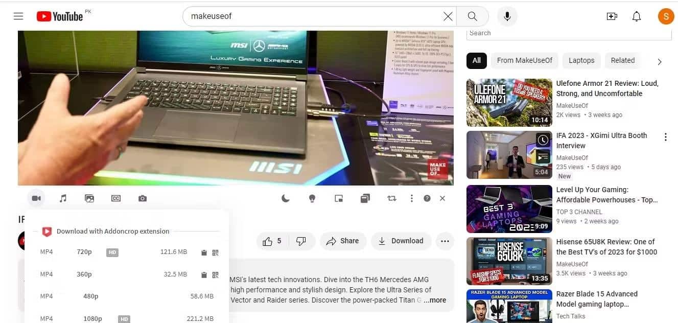 صورة لـ إضافات Chrome لتنزيل الفديوهات من YouTube | 18NKS7LmXKx1_epXjFoJG5g-DzTechs