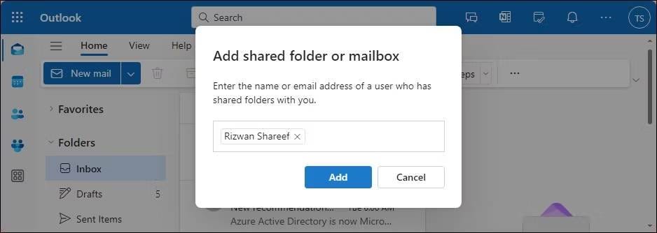 صورة لـ خطوات بسيطة لإضافة صندوق بريد مُشترك في Outlook والفوائد التي يُقدمها | 1_sbJSCM_b1SEUuoKl0UEOA-DzTechs