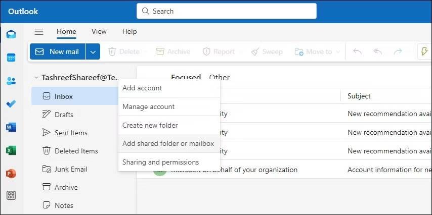 صورة لـ خطوات بسيطة لإضافة صندوق بريد مُشترك في Outlook والفوائد التي يُقدمها | 1qr_OzS-McYXEtVSRA6uGoA-DzTechs