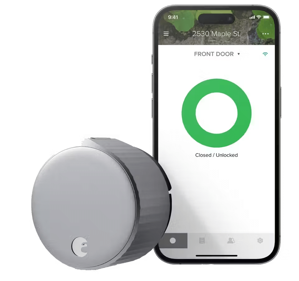 صورة لـ أحدث الأقفال الذكية لعام 2024: الأفضل لحماية منزلك | august-wi-fi-smart-lock.avif_