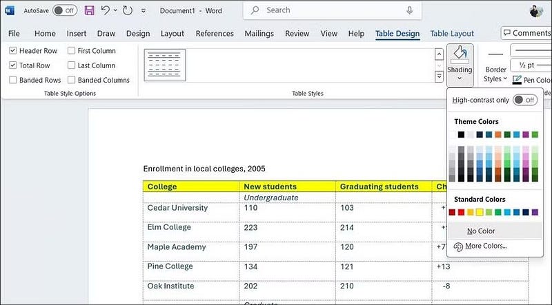 صورة لـ تنظيم معلوماتك بسهولة باستخدام الجداول في Microsoft Word | 16dJKmxOHOuLEJGi3mAsVIw-DzTechs