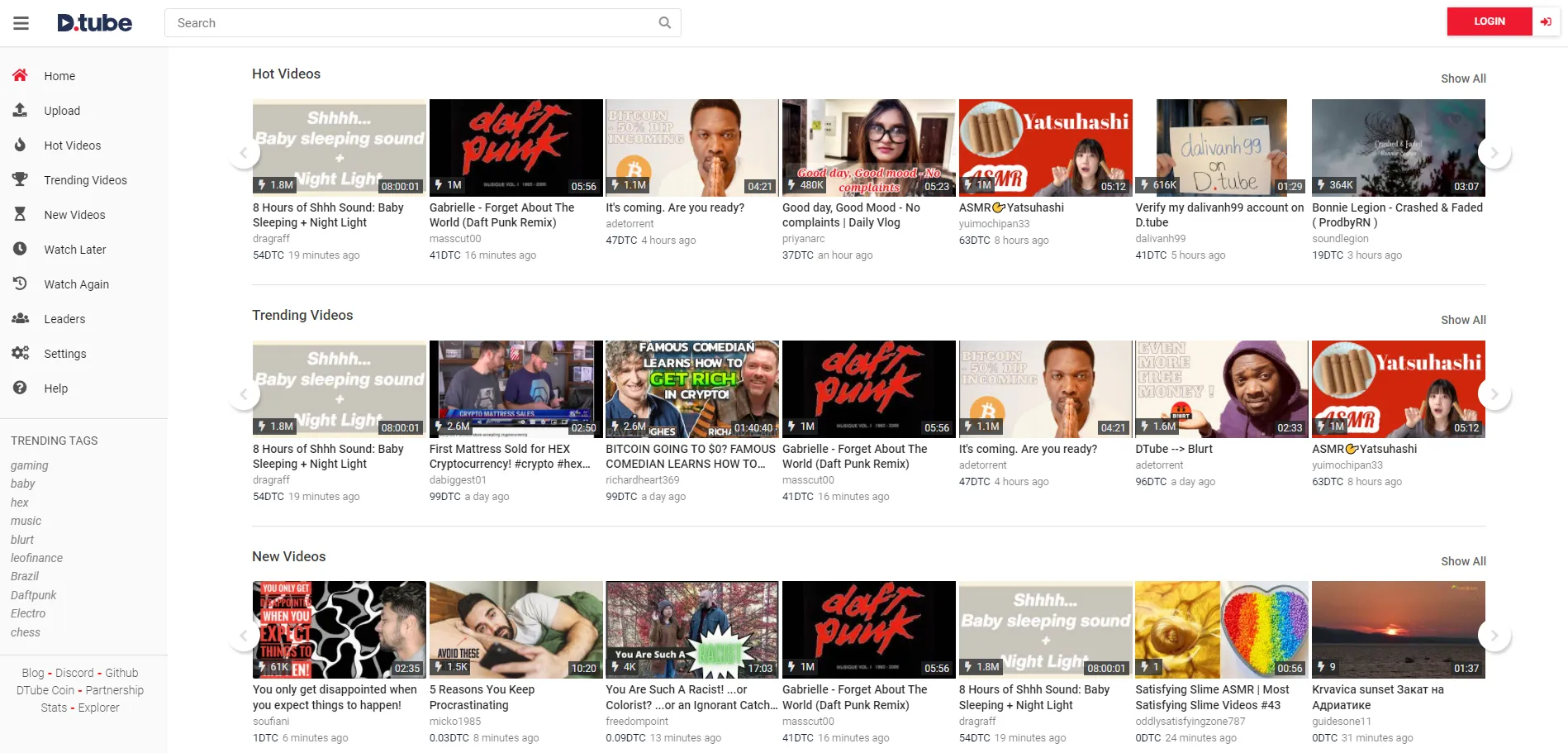 dtube-homepage