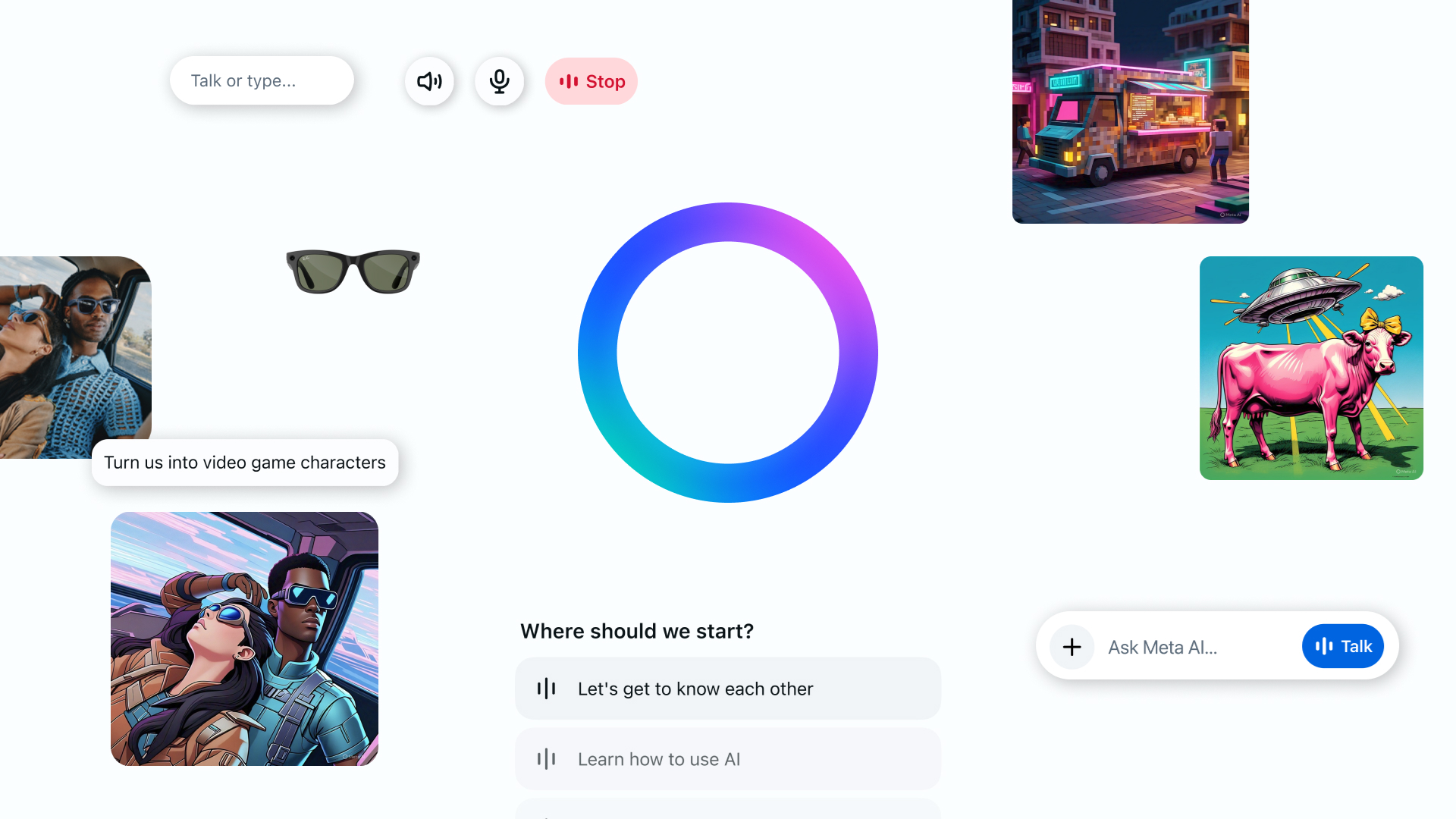 تطبيق Meta AI